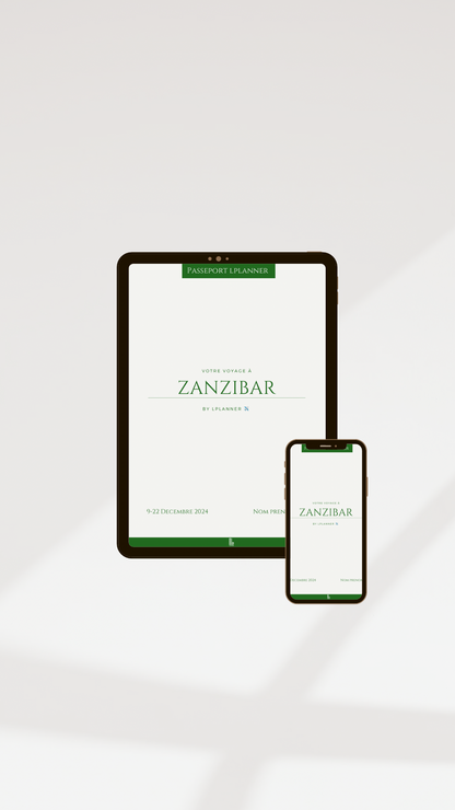Passeport Zanzibar 🇹🇿 (Pré-commande)